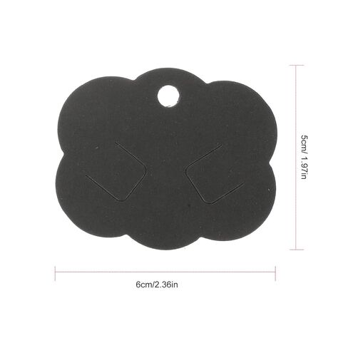 Beaupretty 100pcs Hairpin Card Hairpin Display Cards Hair Accessories Card Jewelry Tags Earring Display Rack Hair Bow Display Holder Jewelry Display Jewelry Cards Brooch Paper Earrings in Kuwait