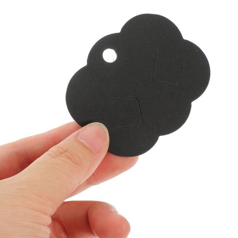 Beaupretty 100pcs Hairpin Card Hairpin Display Cards Hair Accessories Card Jewelry Tags Earring Display Rack Hair Bow Display Holder Jewelry Display Jewelry Cards Brooch Paper Earrings in Kuwait