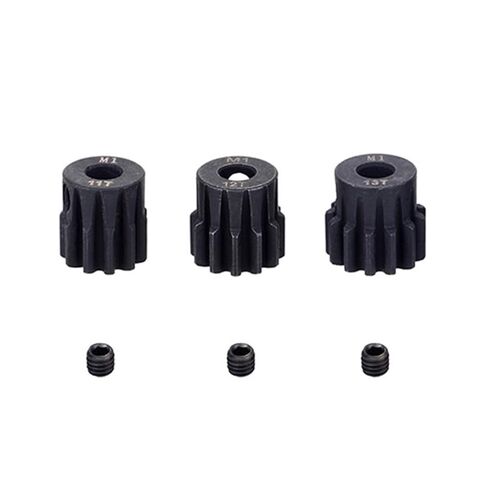 KingVal Replacement 5PCS M1 5mm 11T 12T 13T 14T 15T Steel Pinion Motor Gear Compatible with 1/8 RC Car Brushed Brushless Motor in Kuwait
