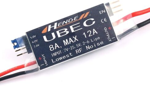 8A UBEC Output 5V / 6V 8A Max 12A Input 7V-25.5V 2-6S Lipo / 6-16 Cell NI-Mh Input Switch Mode BEC for RC Helicopters in Kuwait