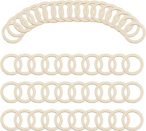 NBEADS 20 Pcs Wood Oval Sheets, Unfinished Thin Blank Wood 5.9×3.5 Inch(14.9×9cm) Oval Craft Wood Wooden Discs Slices for DIY Craft Wedding Christmas Hanging Ornaments Gift in Kuwait