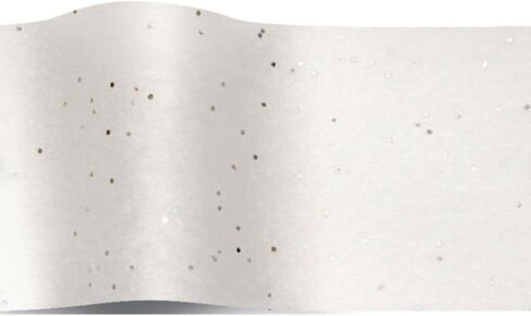 InsideMyNest Gold Gemstones on White Tissue Paper Sheets 30x20 (20) in Kuwait