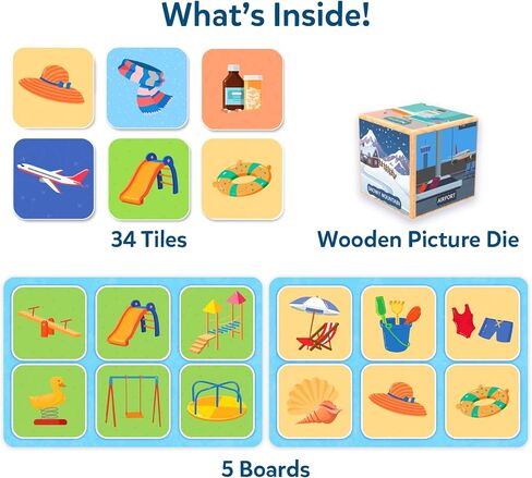 Skillmatics Board Game - Memory Match Animals, Fun & Fast Memory Game for Kids, Preschoolers, Toddlers, Gifts for Boys & Girls Ages 3, 4, 5, 6, 7 in Kuwait