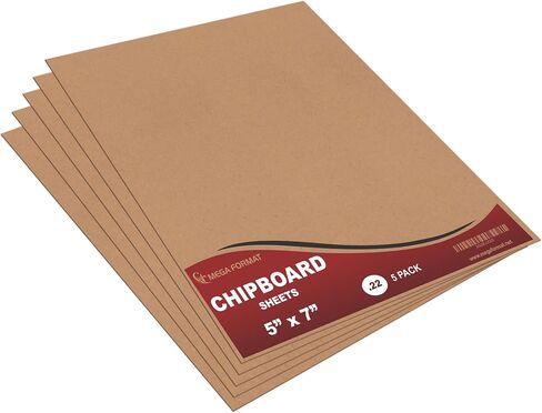 Mega Format Cardboard Sheets, Chipboard - .030 Thick - Cardboard Paper, Inserts for Mailers, Crafts - Large Sheets (8.5" x 11", 10-Pack) in Kuwait