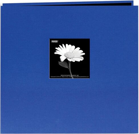 Pioneer Book Cloth Cover Post Bound Album 12"X12", Cobalt Blue in Kuwait