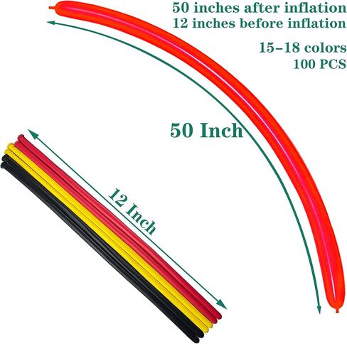 KADBANER 260Q Long Balloons 100-Pack latex balloons,Graduation, Wedding,Reunion Party, Birthday in Kuwait
