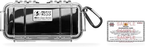 Pelican 1030 Micro Case (Black/Clear) in Kuwait