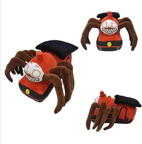 Choo Choo Charles Plush Toy,8.7Inch Charles Spider Train Doll,Gift for Kids Fans,Choo Choo Train Toy Spider Stuffed Animal (Red Style 1) in Kuwait