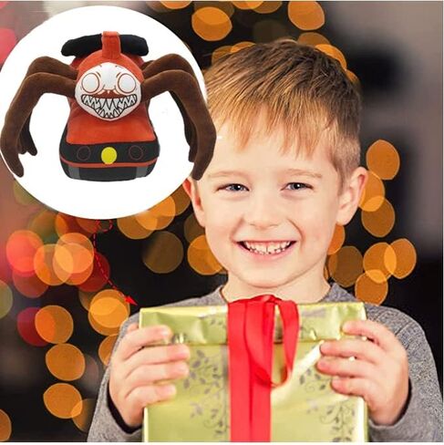 Choo Choo Charles Plush Toy,8.7Inch Charles Spider Train Doll,Gift for Kids Fans,Choo Choo Train Toy Spider Stuffed Animal (Red Style 1) in Kuwait