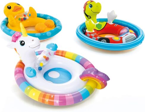 Intex Inflatable See Me Sit Pool Ride for Age 3-4 (Colors/Styles Vary) in Kuwait