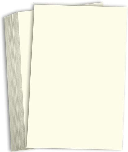 Hamilco Cream Cardstock 11x17 Paper Heavy Weight 80 lb Cover Card Stock in Kuwait