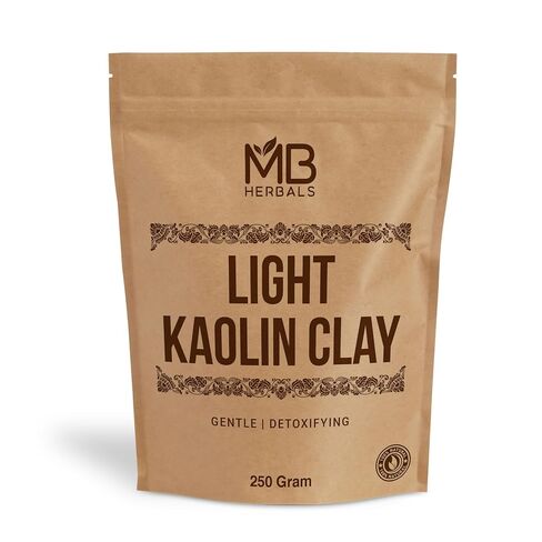 MB Herbals Light Kaolin Clay 1.1 lb / 17.6 oz / 500g | Kaolin White Clay for Face Pack in Kuwait
