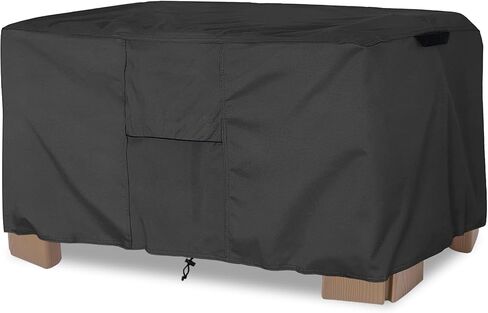 Sand Box Cover，For 49"Lx47"Wx8.5"H Square Sand box，Waterproof Dust Proof Outdoor Square Sand Box Cover,Black in Kuwait