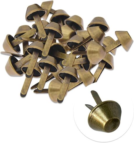 100 pcs 3/8" 1/2" 5/8" 10 12 15mm Flat Purse Handbag Feet Nailheads Stud Spike Buckles 4 color choice in Kuwait
