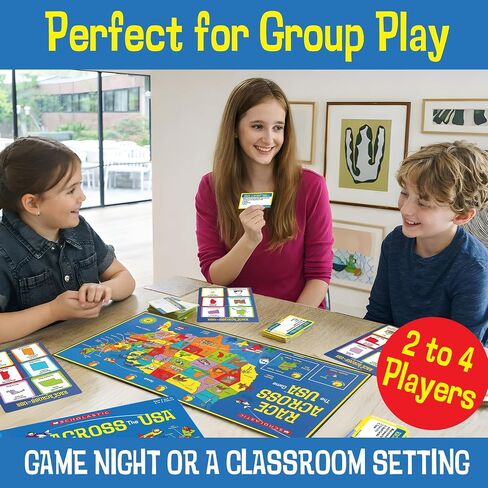 Scholastic Race Across the USA Game, for 96 months to 1188 months in Kuwait