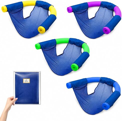 Pool Noodle Floating Mesh Chair for Floating Pool Noodle, Only Swimming Net Lounge Chair Seat, Great for Water Relaxation in Kuwait