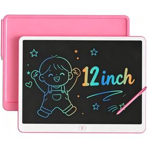 bravokids Girl Toys LCD Writing Tablet - 8.5 Inch Kids Doodle Board Educational Learning Drawing Pad Birthday Gifts for 3 4 5 6 7 8 Year Old Girls Boys (Pink) in Kuwait