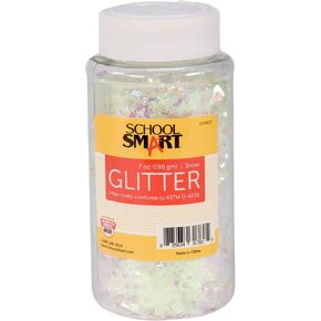School Smart Craft Glitter, 7 Ounce Jar, Snow in Kuwait