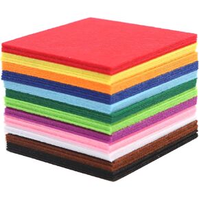 ملاءات لباد صلبة من Craft - مقاس 8.5 × 11 بوصة - 36 حزمة - 12 لونًا، 3 من كل لون - ملاءات سميكة 2 مم in Kuwait