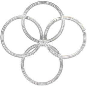 Clear Plastic Rings 12 Pieces - for Arts & Crafts and DIY's (3" Inch Ring) in Kuwait