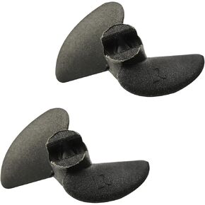 Heyiarbeit 2Pcs 2 Blades Propellers for Ship Model Rc Boat Propeller Model Black Plastic Positive Paddle 27mm Diameter 40 Pitch 3.17mm Hole Dia in Kuwait