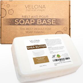 velona 25 lb - Shea Butter Soap Base, Melt & Pour, SLS/SLES Free in Kuwait