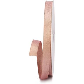 VIVIQUEN Double Faced Rose Gold Purl Ribbon,Luxury Glitter Ribbon 5/8 Inches x 20 Yards, Prefect for Gift Wrapping,Floral Arrangements,Wedding Decorations in Kuwait