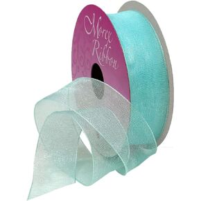 Morex Ribbon 91809/100-613 Organdy Nylon Ribbon, 1 1/2-Inch by 100-Yard, Black in Kuwait