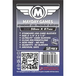 Mayday Games 7076 Usa Boared Game Sleeves,wood, Dark Purple in Kuwait