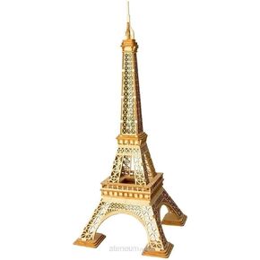 روبوتايم مجموعة العاب خشبية رائعة بتصميم برج ايفل للعمارة العالمية الشهيرة للاطفال، افضل مجموعات نماذج ومشاريع فنية ذاتية الصنع للبالغين in Kuwait