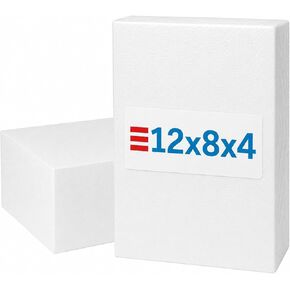 Silverlake Large Craft Foam Block - 11x17x7 EPS Polystyrene Blocks for Crafting, Modeling, Art Projects and Floral Arrangements Sculpting DIY School & Home in Kuwait