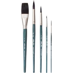 Creative Mark Mimik Synthetic Squirrel Hair Watercolor Brushes - Animal-Friendly, Synthetic Hair Brushes for Painting & Crafts - Oval Wash 1" in Kuwait