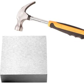 CHENTEC Steel Bench Block Jewelers Tool Metal Bench Block for Stamping & Jewelry （2-1/2" x 2-1/2" x 7/8"） in Kuwait