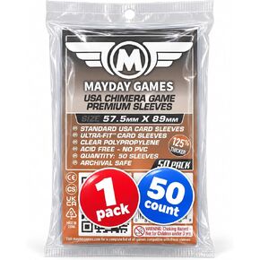 Premium USA Board Game Sleeves, Clear in Kuwait