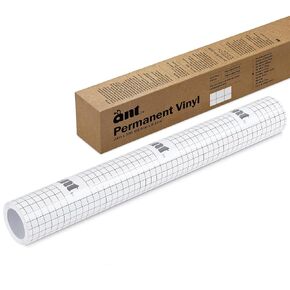 ANT Standard Grip, 24" x 30' Clear Vinyl Transfer Paper Tape Roll with Half Inch Alignment Grid for Cricut Adhesive Vinyl for Decals, Signs, Stickers in Kuwait