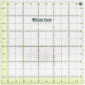 Lori Holt Cute Cut Ruler SQUAR, Green in Kuwait