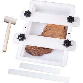 Kalinta Epoxy Mold with Divider Adjustable- 15.7x9.8x3in No-Seal Resin Mold Integrated Clamping System - Perfect for Beginners & Experienced Artists Alike - Ideal for Creative Resin Art Projects in Kuwait
