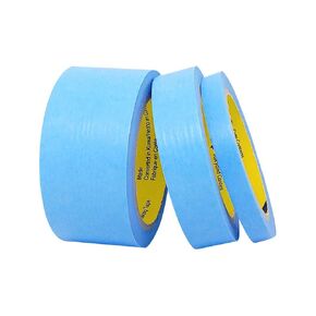 Blue Painters Tape Washi Paper - Assorted Size Multi Pack 44 Yard - No Residue Masking Tape for Painting Drafting Craft - Delicate Surfaces - Heat Resistant - Thin Thick (1/4 x 1/2 x 1 Inch - 3pK) in Kuwait