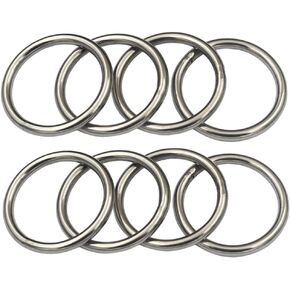 DGOL 24 Packs 1-1/2 inch Welded O Ring 304 Stainless Steel Round Ring Buckles, Inner Diameter 1-1/4 inch in Kuwait