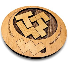 Creative Crafthouse Calibron 12 Brain Teaser Very Difficult Wood Puzzle 12 Pieces in Kuwait