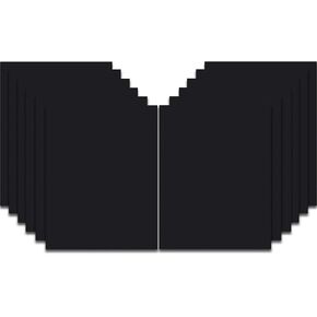Siser EasyWeed Heat Transfer Vinyl HTV for T-Shirts 12 x 15 Inches 12 Precut Sheets (Black, 12" x 15") in Kuwait