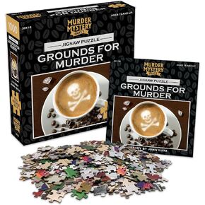 Classic Mystery Jigsaw Puzzle - Grounds for Murder in Kuwait