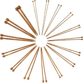 JubileeYarn Jumbo Bamboo Knitting Needles Set - 6 Sizes: 6mm-12mm in Kuwait