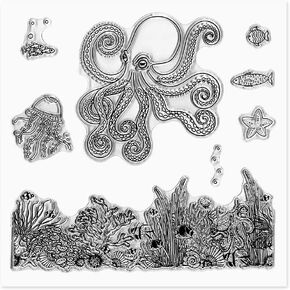 Hying Coffee Book Clear Stamps for Card Making and Photo Album Decorations, Spring Flowers Silicone Stamps Greeting Words Letters Transparent Rubber Stamps Seal for DIY Scrapbooking Supplies in Kuwait