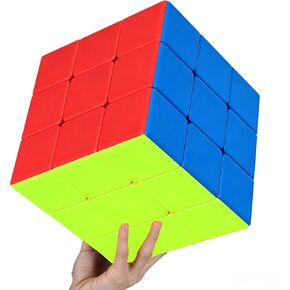 جود كيوب مكعب سوبر كيوب 3×3×3، مكعب سرعة كبير بدون ستيكر لاصق 18 سم، لعبة تعليمية in Kuwait