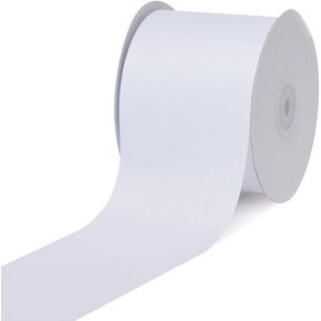 Creative Ideas GRO3000-029 , 3" Inch Solid Grosgrain Ribbon, 25 Yards, White, 25 yd in Kuwait