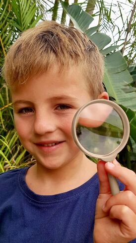 Adventure Kidz - Outdoor Exploration Kit, Children’s Toy Binoculars, Torch, Compass, Whistle, Magnifying Glass, Backpack. Great Kids Gift Set for Camping, Hiking, Educational and Pretend Play. in Kuwait