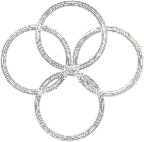 Clear Plastic Rings 12 Pieces - for Arts & Crafts and DIY's (3" Inch Ring) in Kuwait