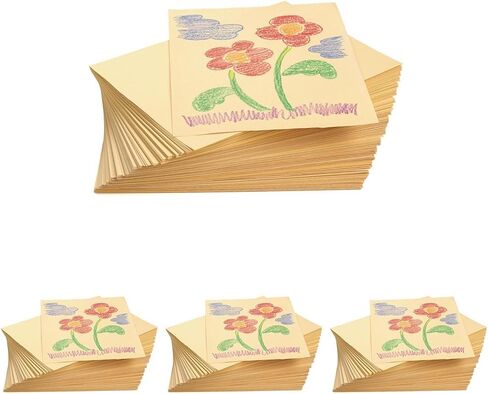 Manila Paper, 9 x 12 inches, Heavyweight Made from 50lb Paper Stock, 500 Sheets, School Art Supplies, Art Supplies, Craft Projects, Kids Paper, Drawing Paper, Coloring Paper, Paper for Children in Kuwait