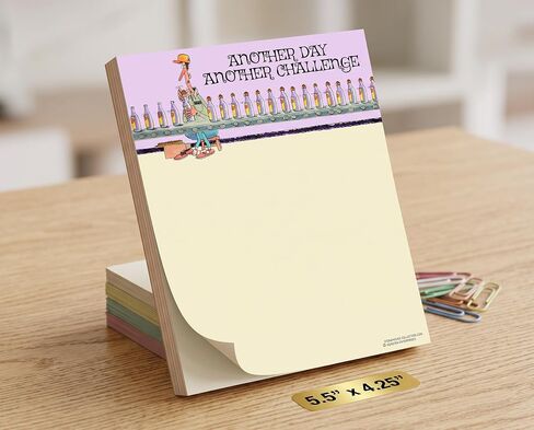 Stonehouse Collection 4 Funny Notepad Assorted Pack - Great Gift Set - 4.25 x 5.5in - 50 Sheets Per Pad (Humorous Set #1) in Kuwait